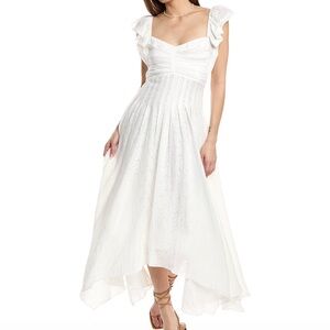 Ramy Brook Cream Midi Dress